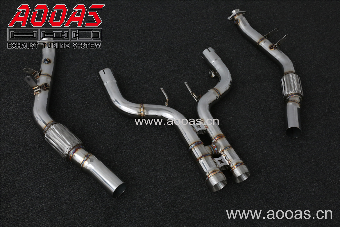 Canada Benz c217 s63 5.5t, stainless steel polishing     All SS304 / Decat (Catless) Downpipe